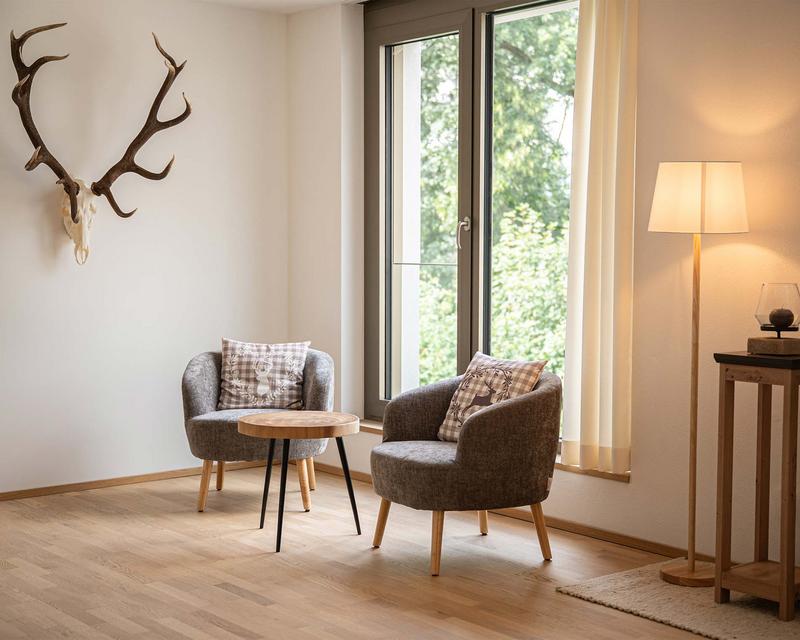Ruhige Ecke mit Sesseln