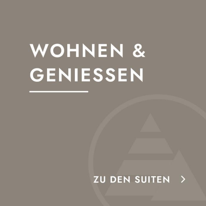 Dekorative Kachel mit Link zu den Suiten