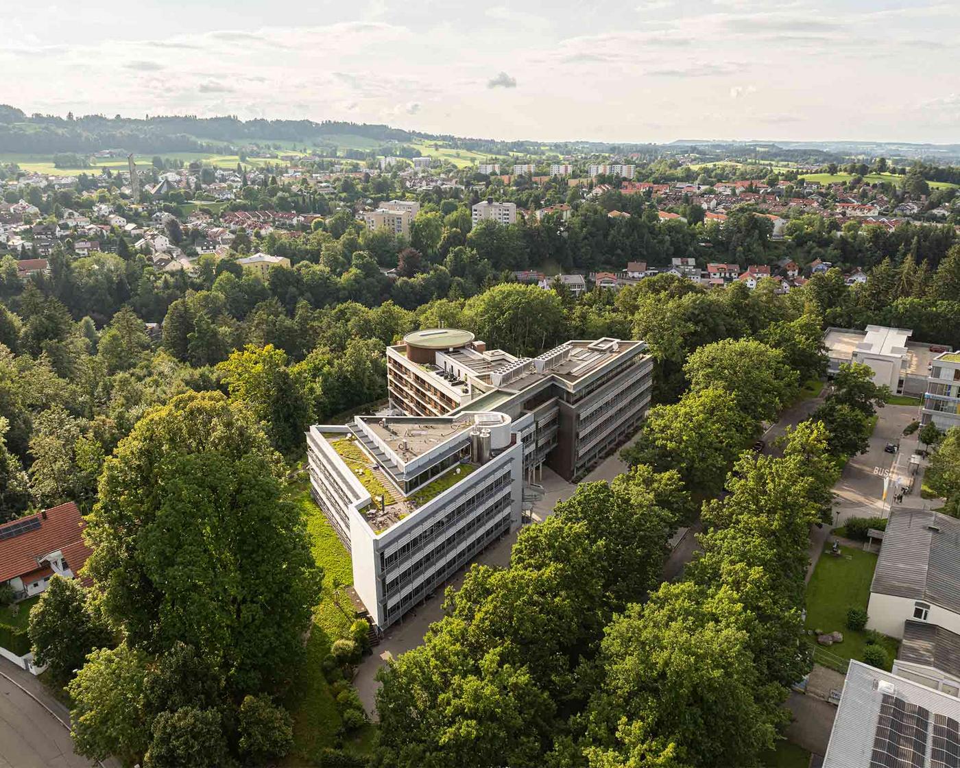MVZ Gebäude aus der Vogelpersektive