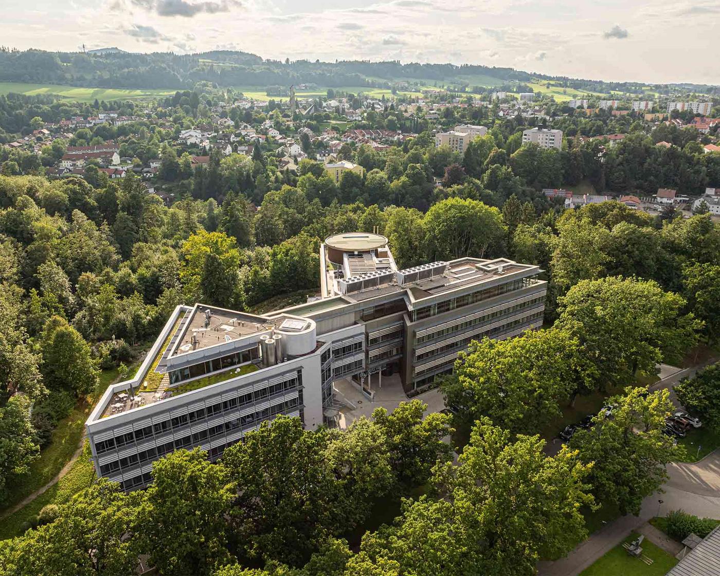 MVZ Gebäude aus der Vogelperspektive 
