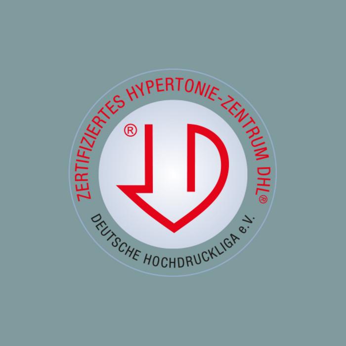 Logo Zertifiziertes Hypertonie Zentrum DHL
